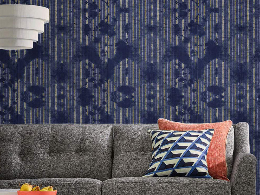 Mind The Gap World of Fabrics Washed Shibori Indigo - WP20396