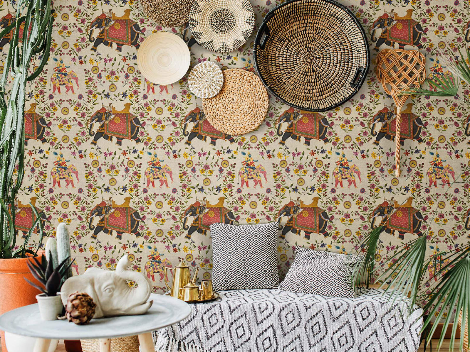 Mind The Gap World of Fabrics Aristocracy Taupe - WP20402