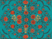 Mind The Gap World of Fabrics Hindu Bloom Topaz - WP20408