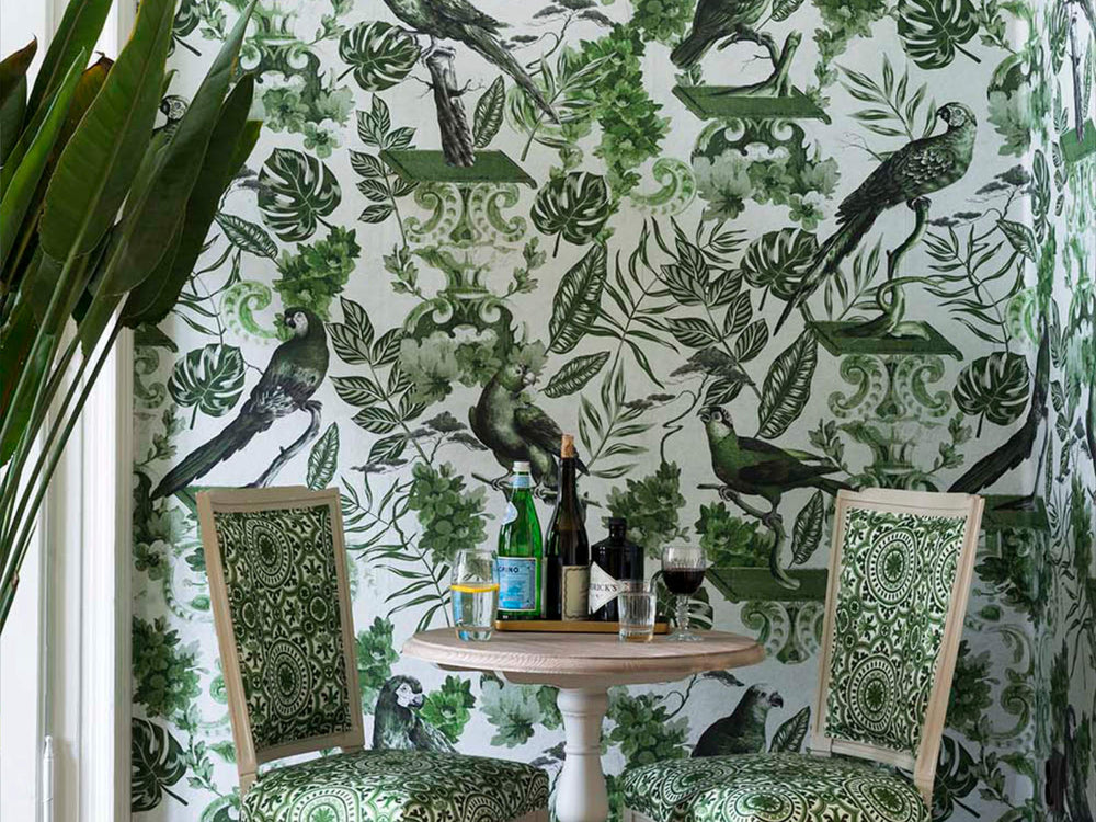 Mind The Gap The Royal Garden La Voliere Green - WP20438