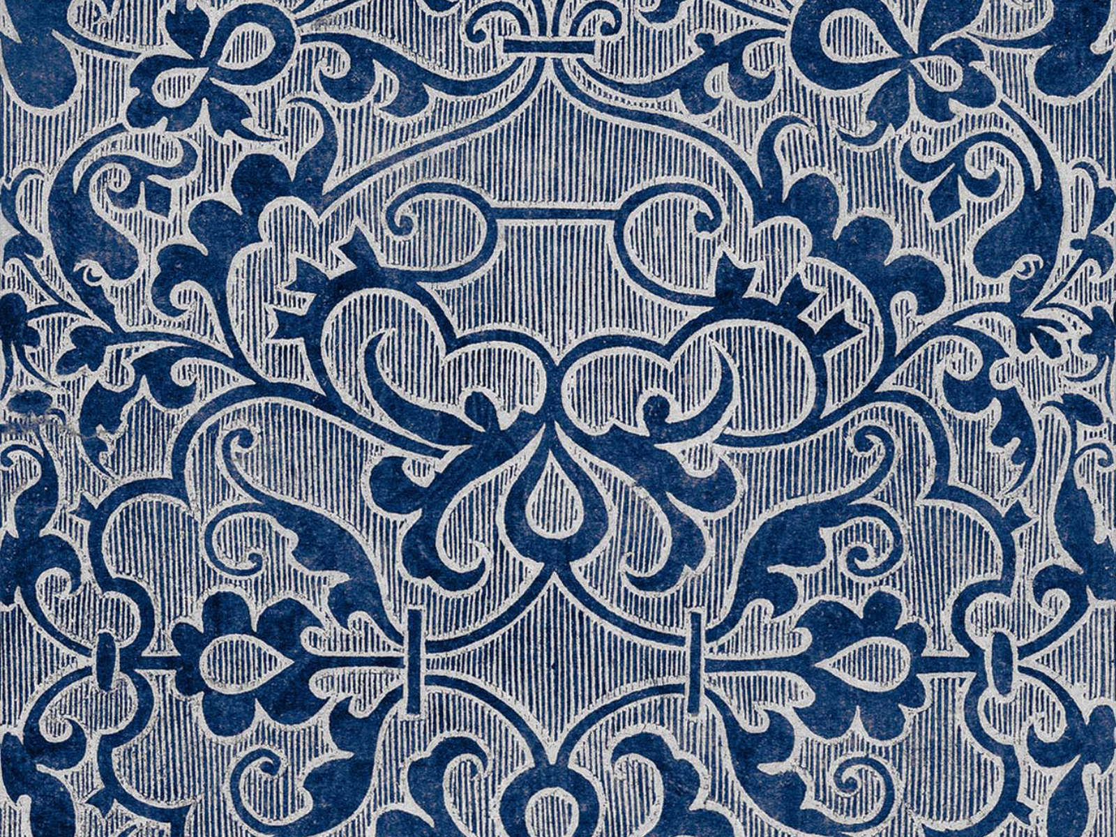 Mind The Gap Indigo Addiction Deco Trellis - WP20508