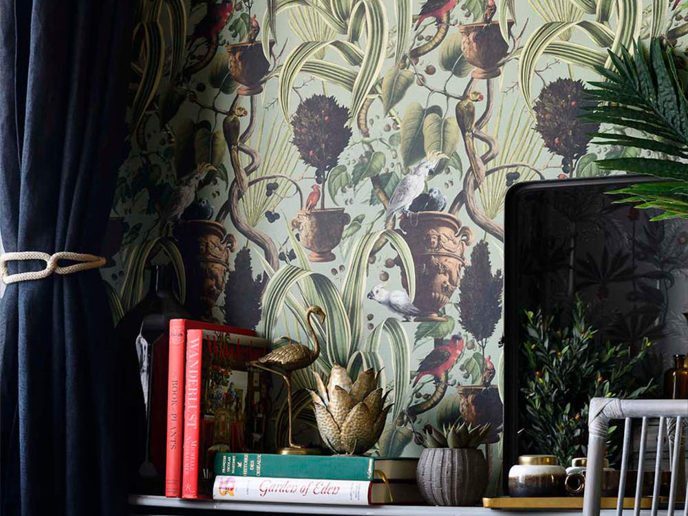 Mind The Gap Tropical Wanderlust Exotic Menagerie Light - WP20516