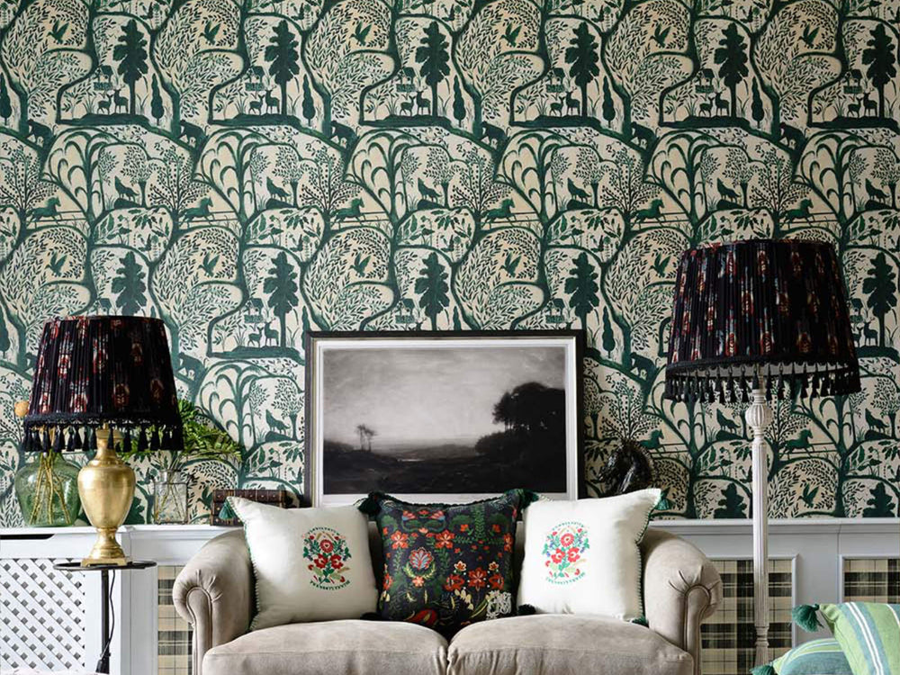 Mind The Gap Transylvanian Roots The Enchanted Woodland Green - WP20549