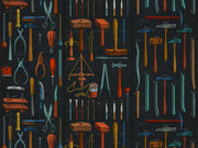 Mind The Gap The Artist's House Old Tools Anthracite - WP20598