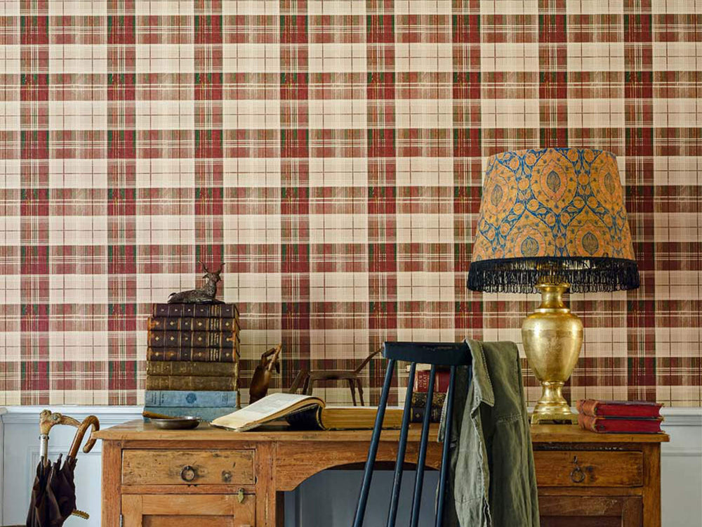 Mind The Gap Transylvanian Roots Countryside Plaid Leather - WP30012