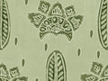 Mind The Gap Woodstock Bethel Batik Smoke Green - WP30077