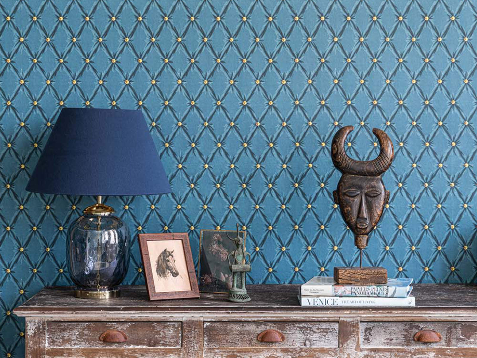 Mind The Gap Orient Express Tufted Panel - WP30170