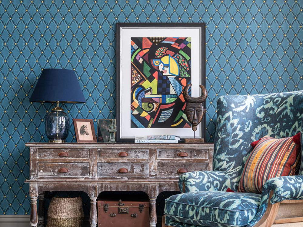 Mind The Gap Orient Express Tufted Panel - WP30170