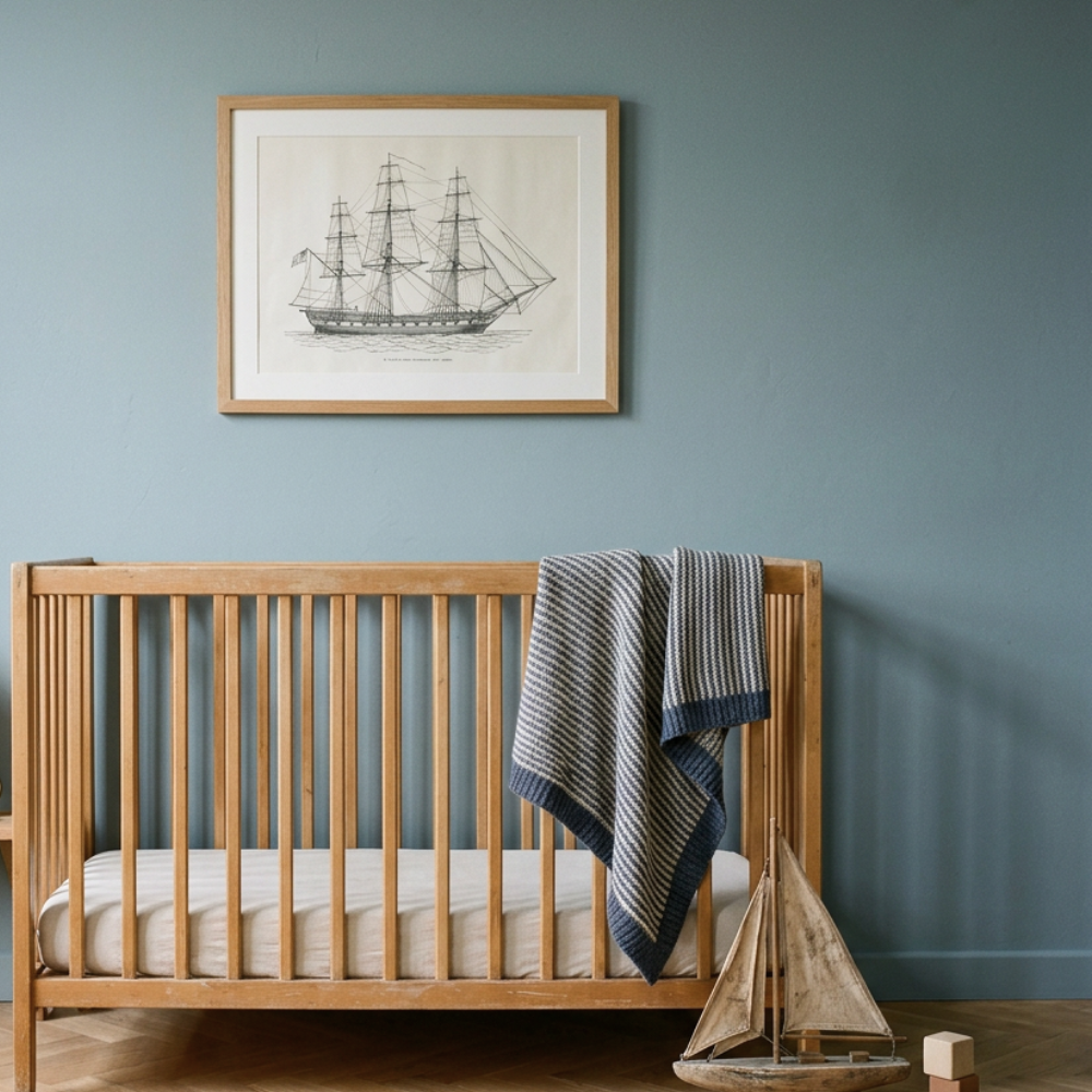 Little Greene Verf Bone China Blue - 107