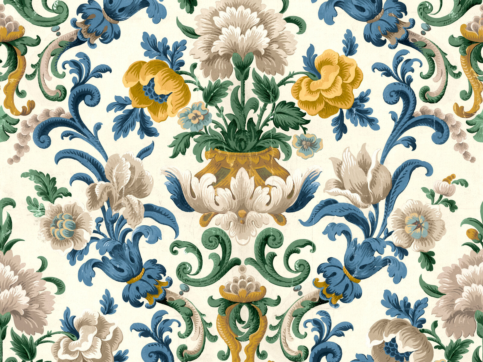 Coordonné Damaskus Aranjuez Damask - D00129