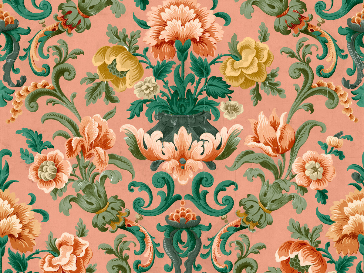 Coordonné Damaskus Aranjuez Damask - D00130