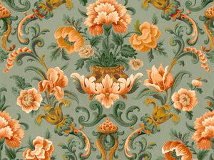 Coordonné Damaskus Aranjuez Damask - D00131