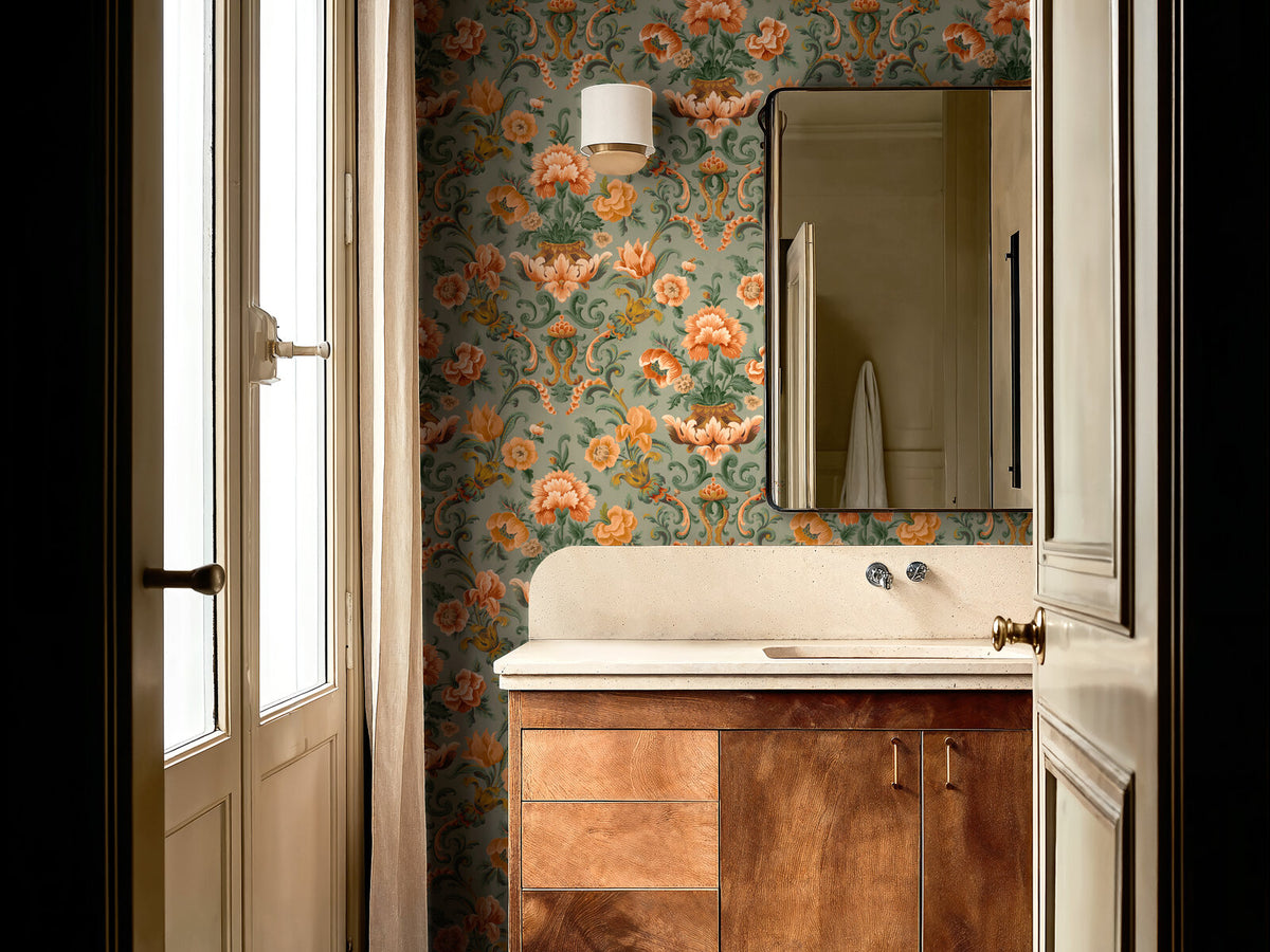 Coordonné Damaskus Aranjuez Damask - D00131