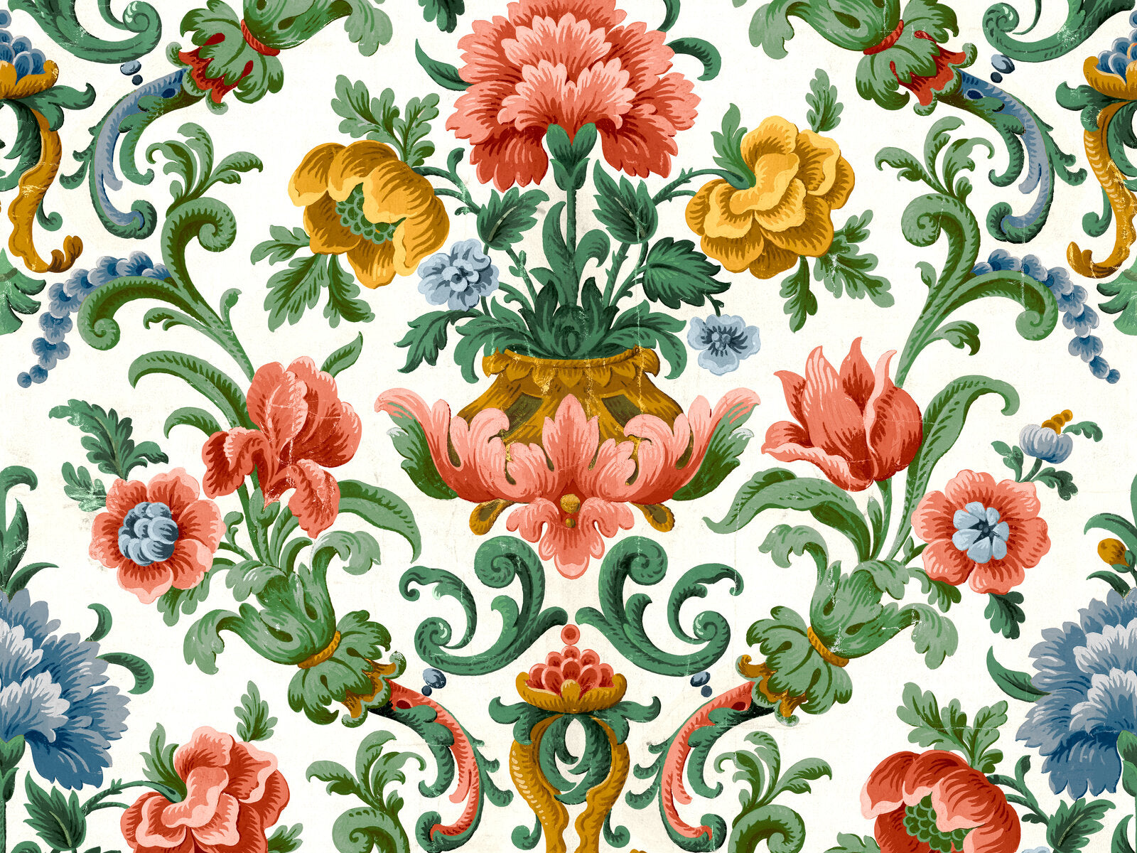 Coordonné Damaskus Aranjuez Damask - D00132