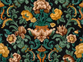 Coordonné Damaskus Aranjuez Damask - D00134