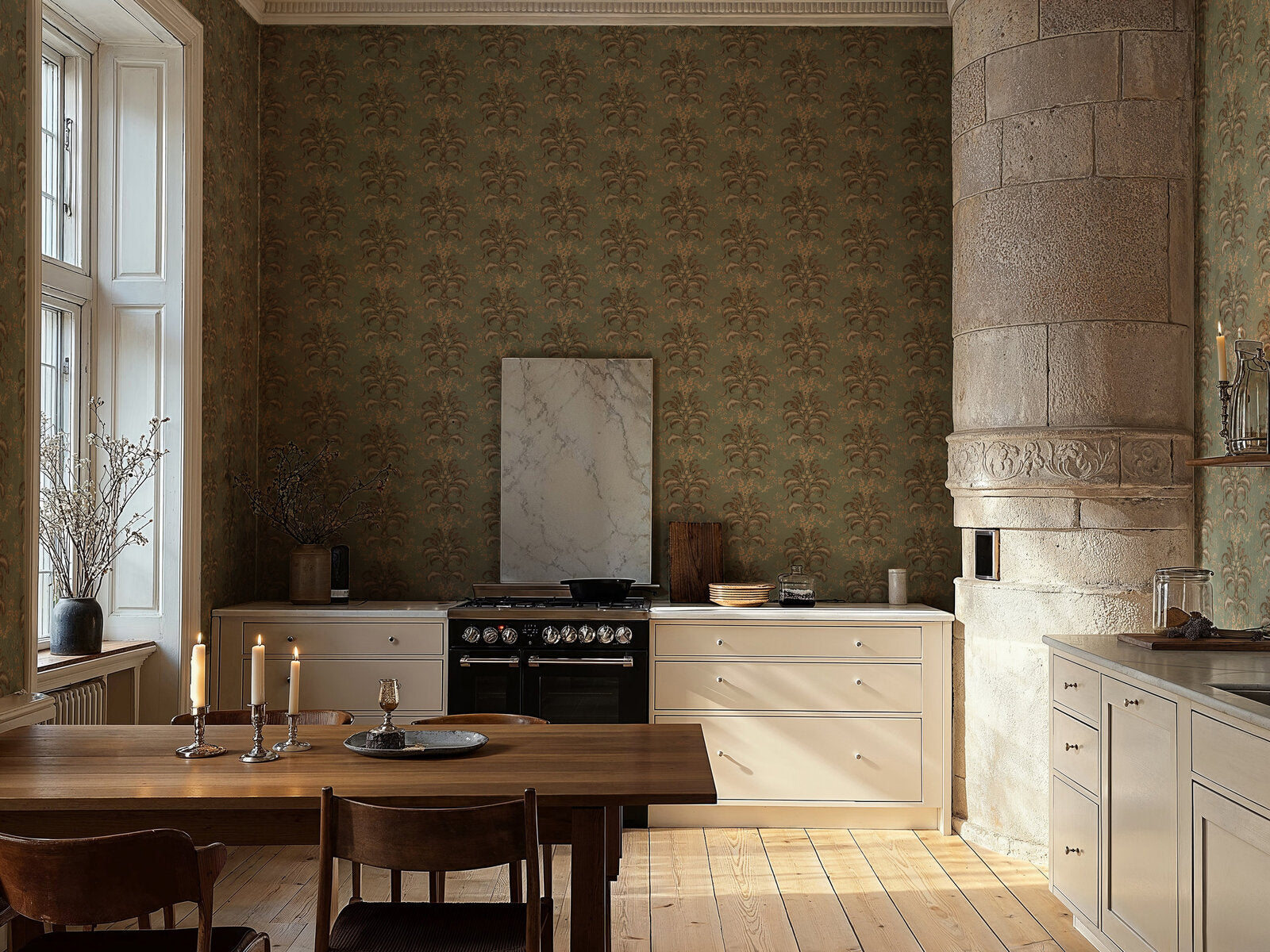 Coordonné Damaskus French Damask - D00136