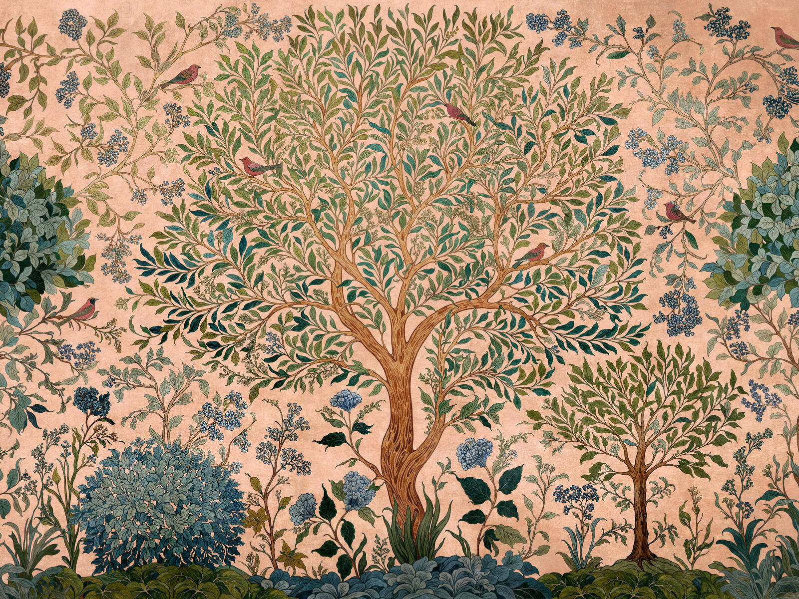 Coordonné Damaskus Varanasi Tree - D00152