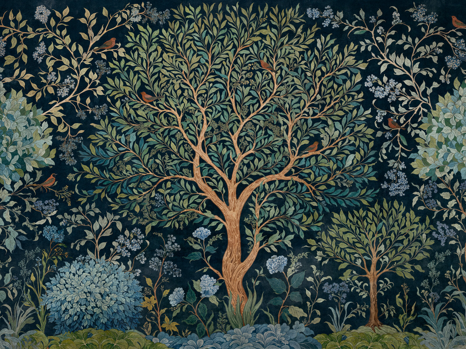 Coordonné Damaskus Varanasi Tree - D00154
