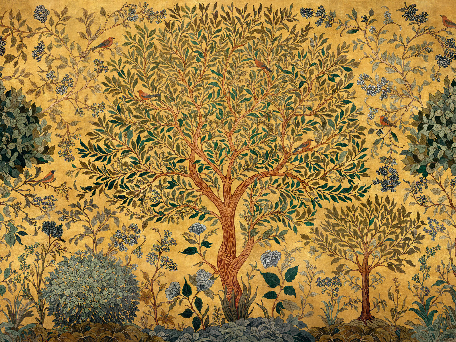 Coordonné Damaskus Varanasi Tree - D00155