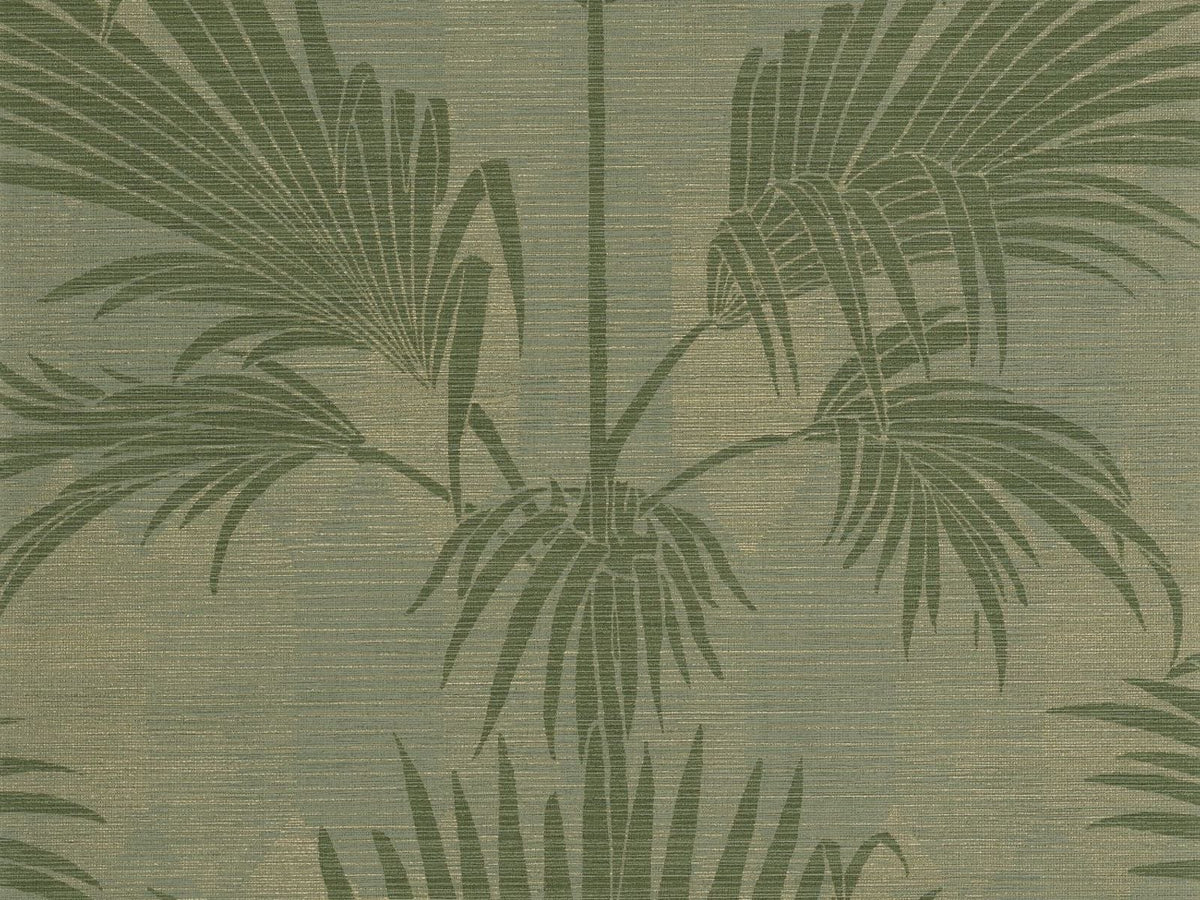Casadeco Canopée Palmeria CANP202657777 Vert canopée behang