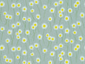 Little Greene In The Garden Moon Daisies - Celestial Blue