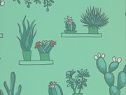 Little Greene In The Garden Mr Straw'S Greenhouse - Verditer