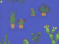 Little Greene In The Garden Mr Straw'S Greenhouse - Mambo