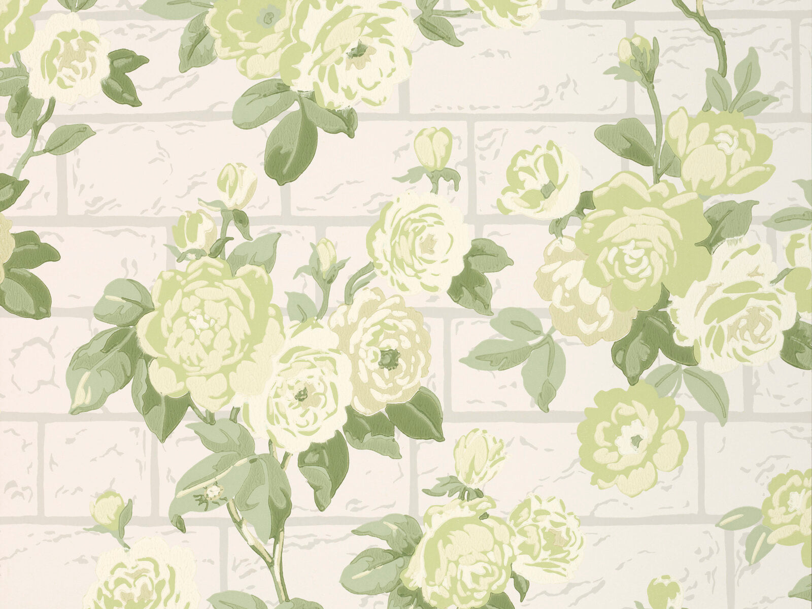 Little Greene In The Garden Rose Garden - Slaked Lime