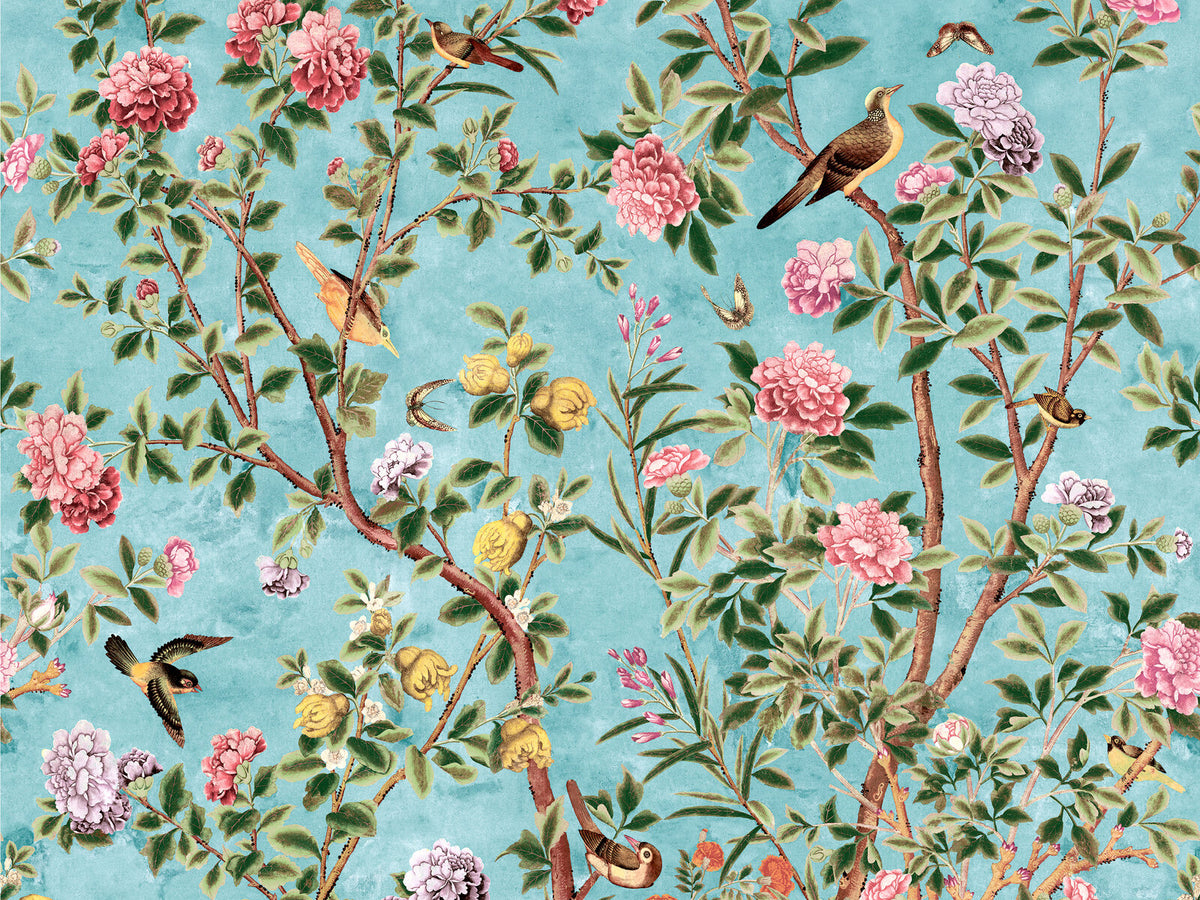Thibaut Grand Palace Jardin Bloom Mural - Tm13668