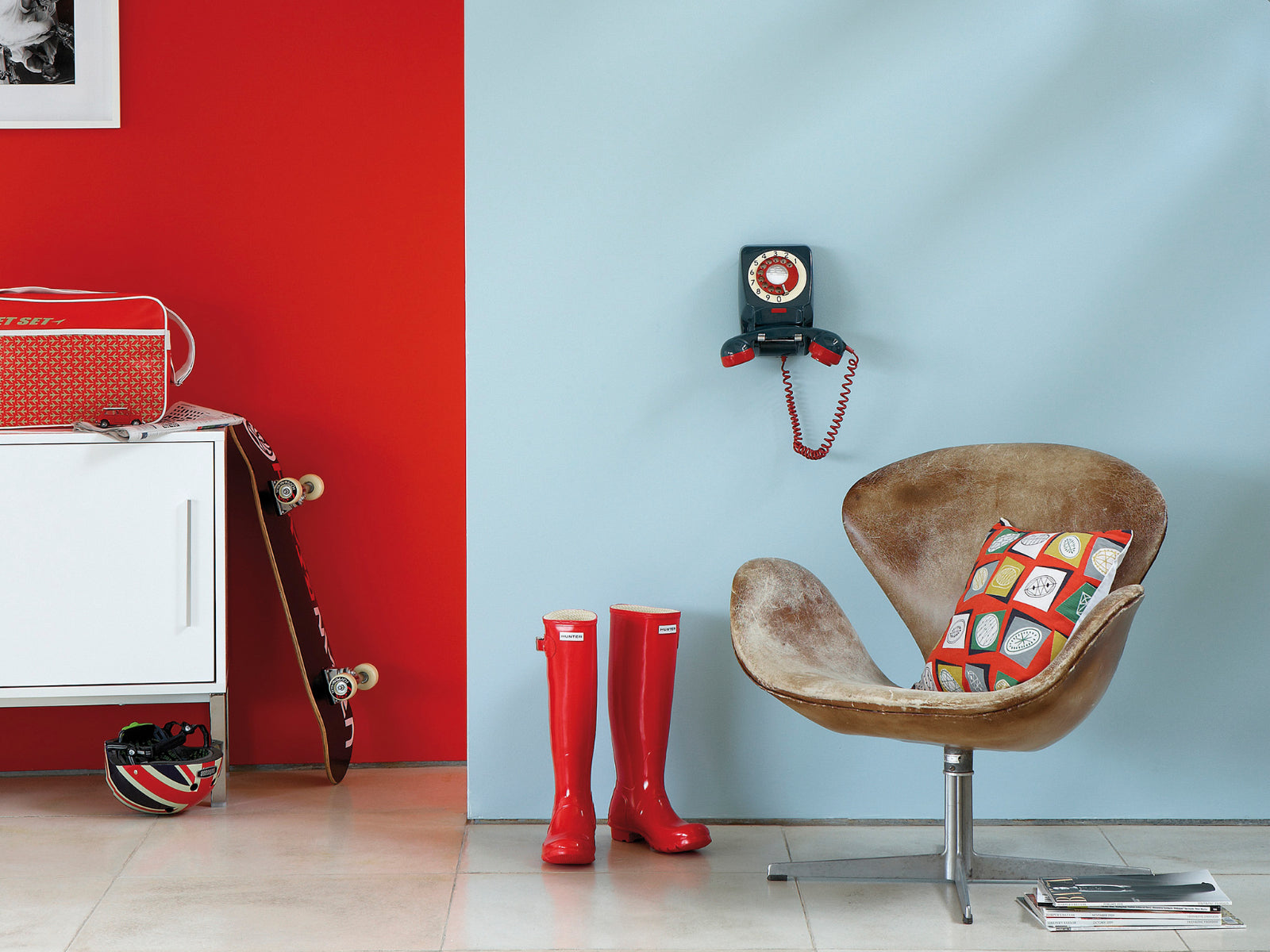 Little Greene Verf Atomic Red - 190