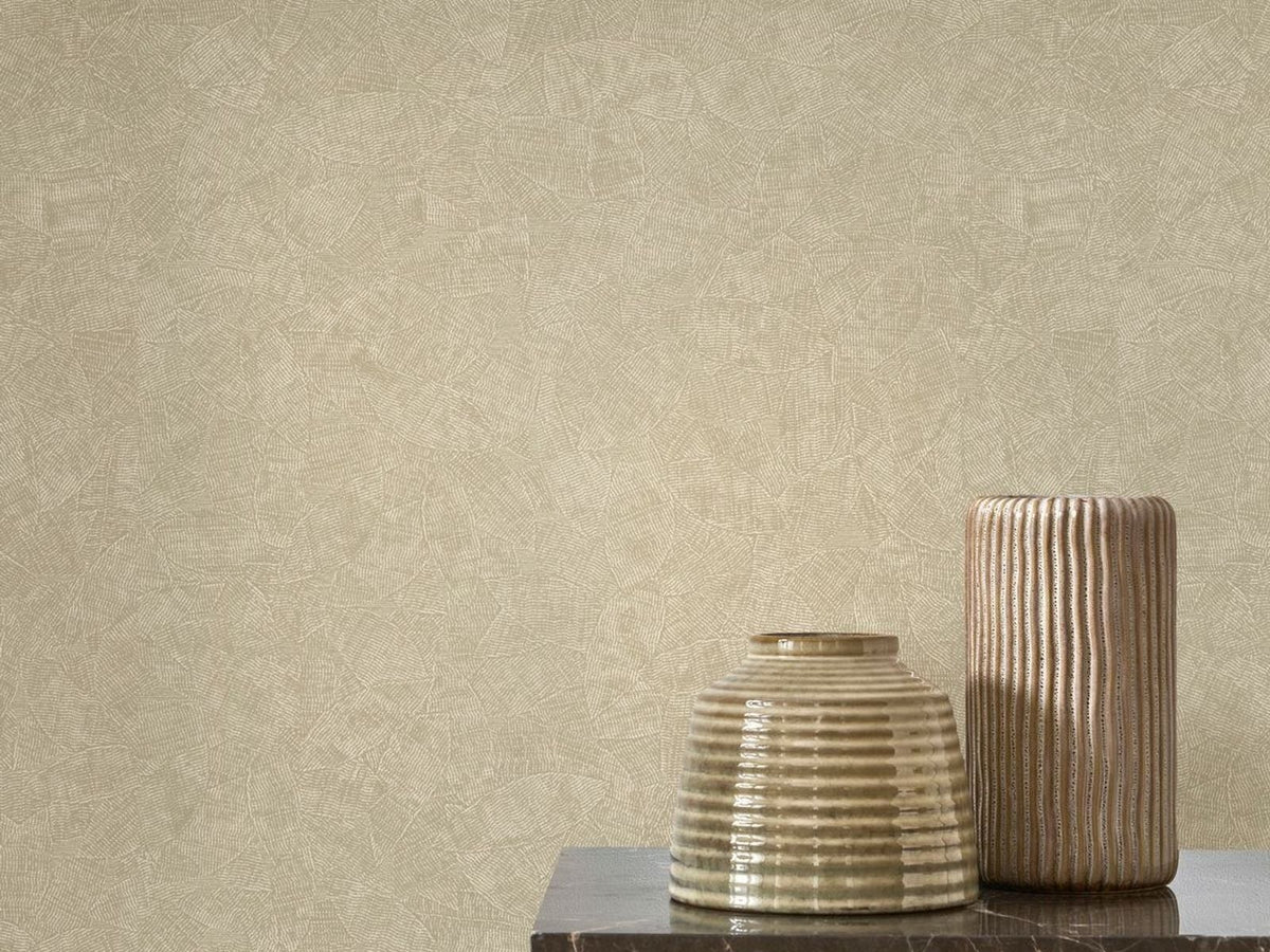 Casadeco Canopée Solea CANP202661212 Beige lin behang