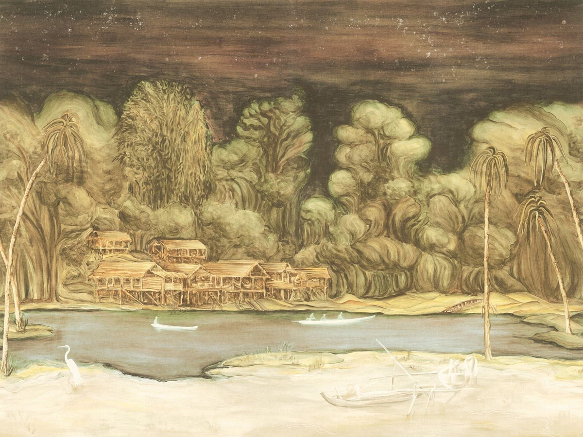 Arte Ombré Riva 32361 Sepia River behang