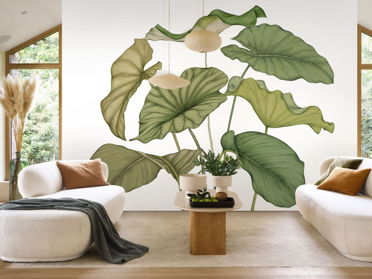 Casadeco Wonderwalls 3 Alocasia Vert Feuillage WDWT202227840NW Vert Feuillage behang