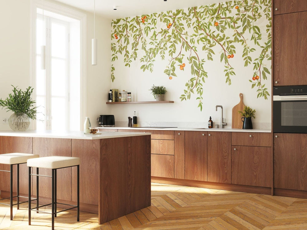 Casadeco Wonderwalls 3 Douceur d'Agrumes Vert Feuillage