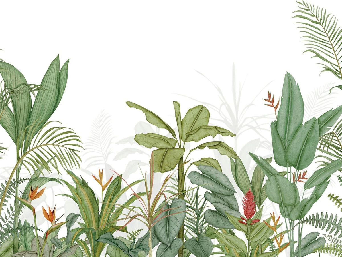 Casadeco Wonderwalls 3 Eden Tropical Vert Palme WDWT202337207NW Vert Palme behang