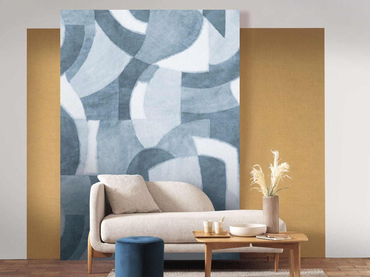 Casadeco Wonderwalls 3 Nébuleuse d'Encre Denim WDWT202296405NW Denim behang