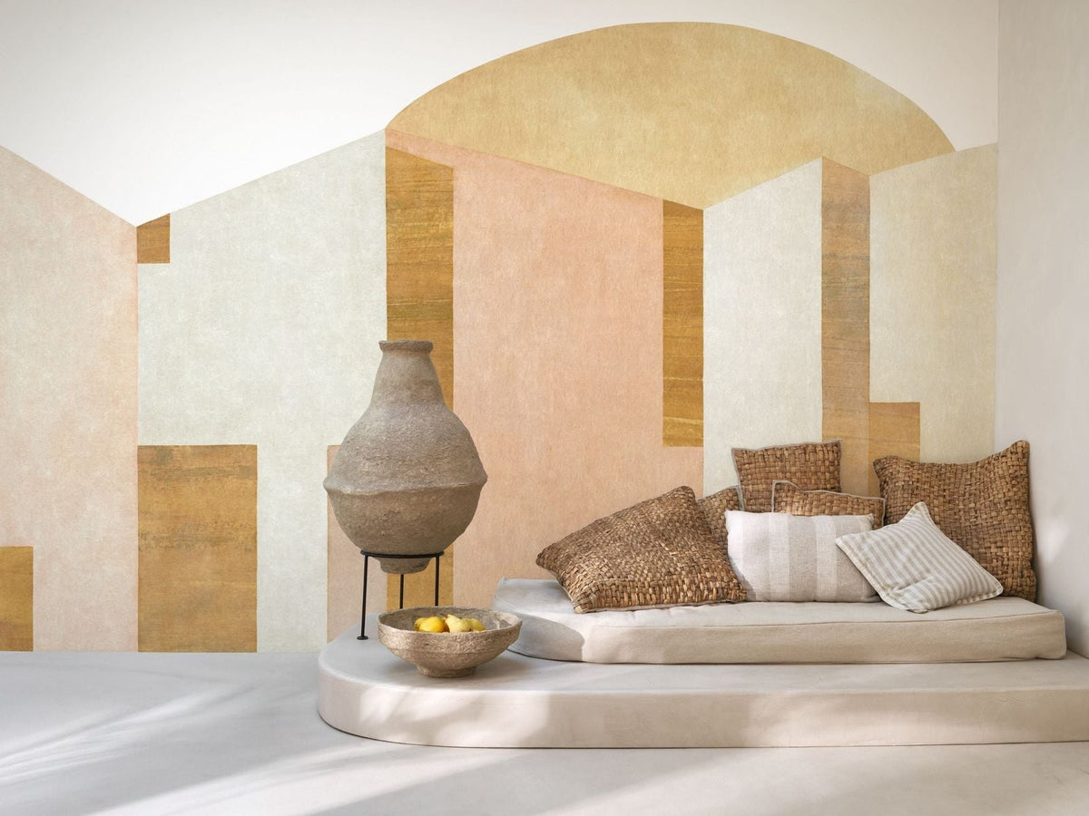Casadeco Wonderwalls 3 Palais d'Ombres Terracotta WDWT202264107NW Terracotta behang