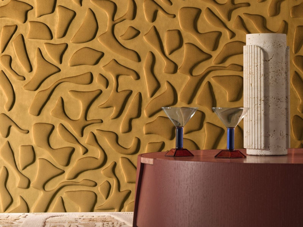 Casamance Erosion 77670101 Ambre behang