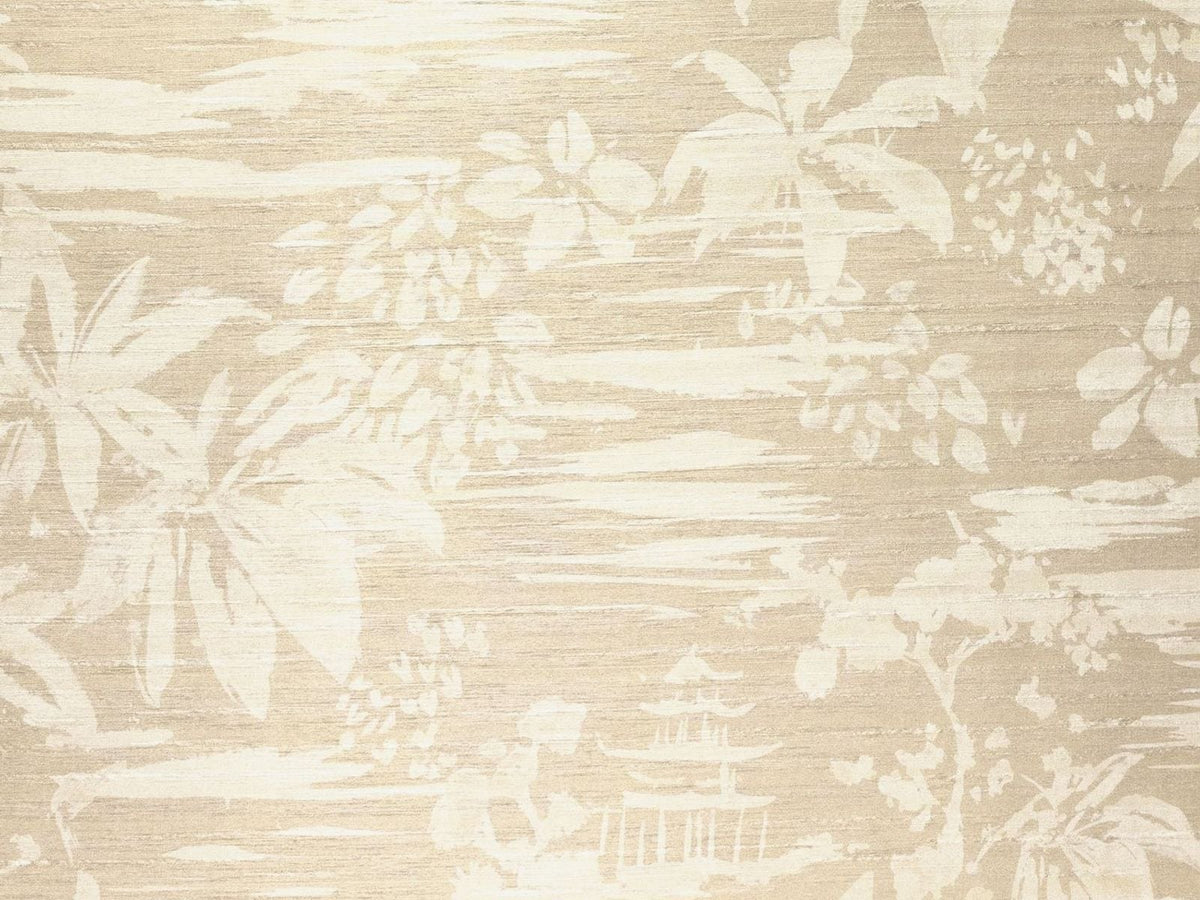 Casamance Midori 78040125 Beige ivoire behang