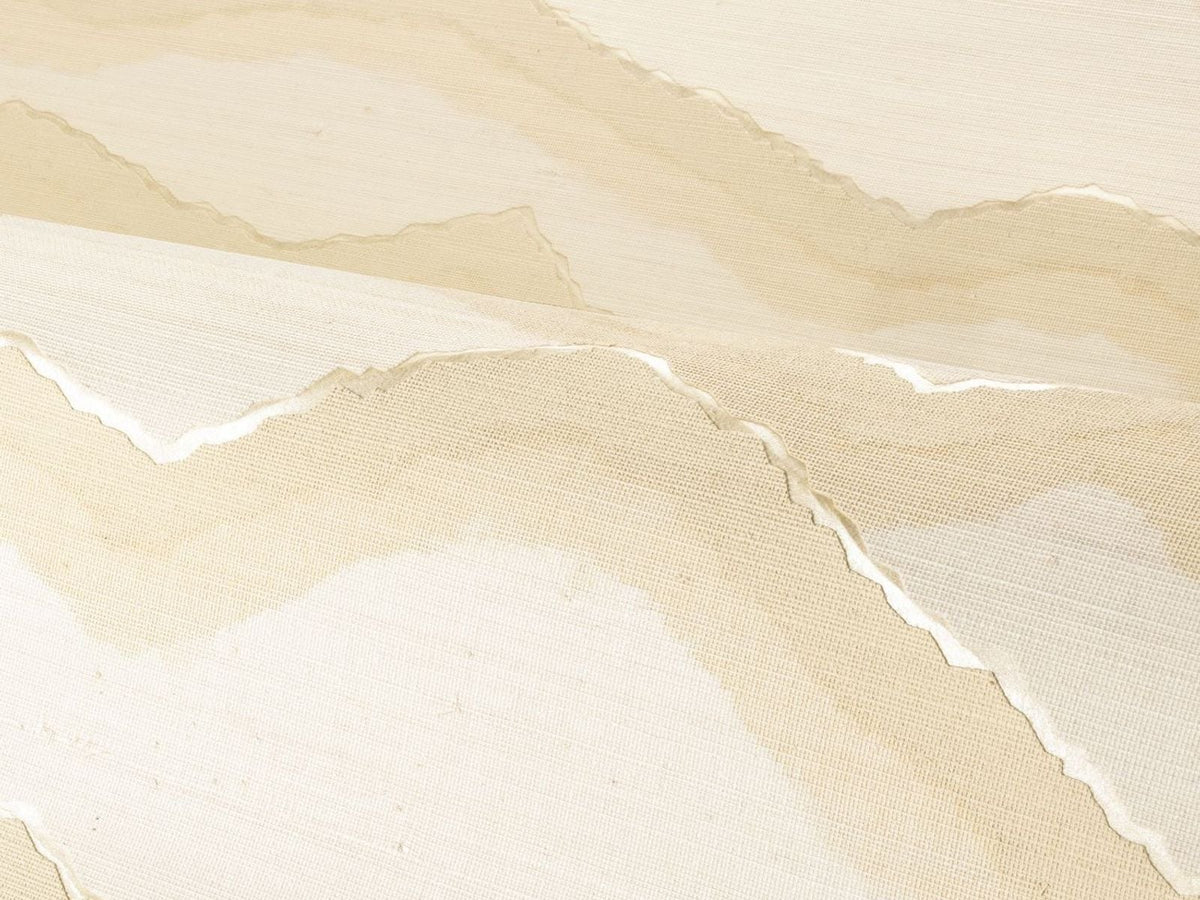Casamance Midori Hida 71990188 Blanc ivoire behang