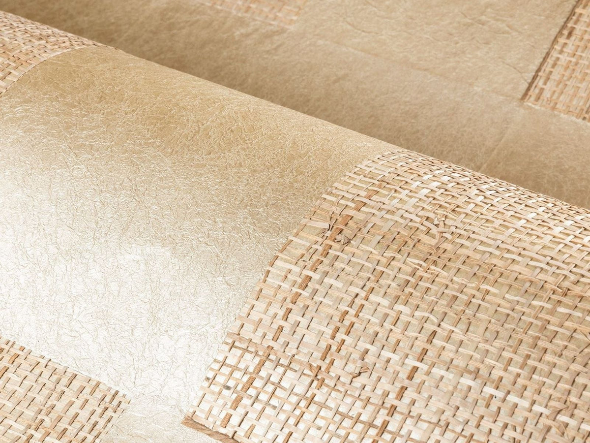 Casamance Midori Takumi 72450110 Ivoire naturel behang