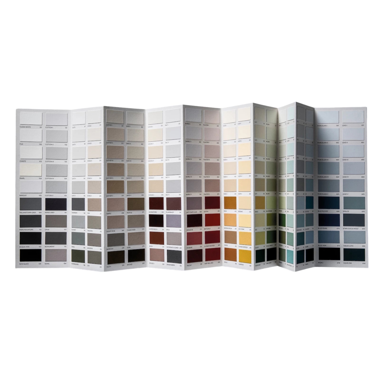 Paint & Paper Library Kleurenkaart