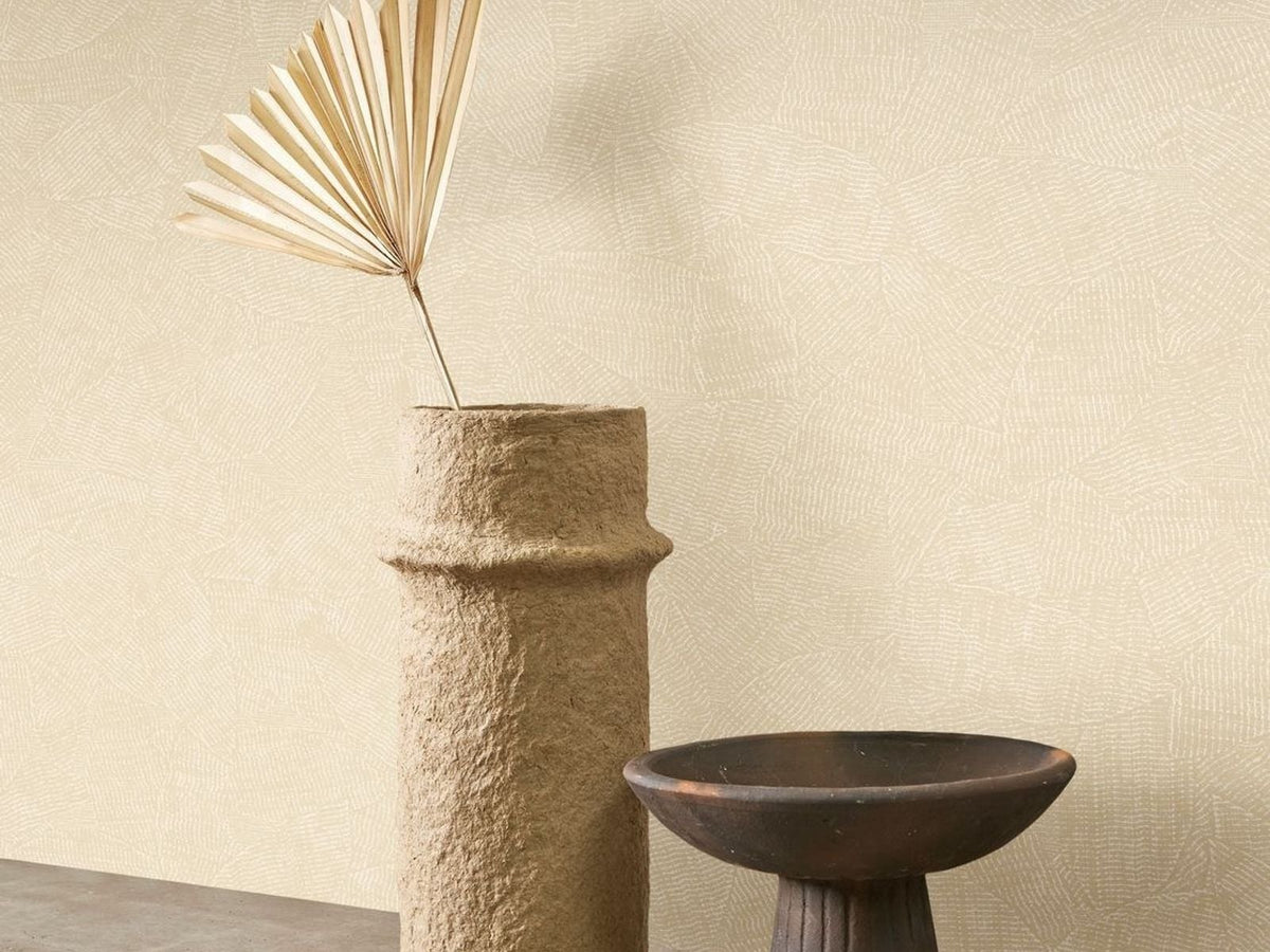 Casadeco Canopée Solea CANP202661234 Beige paille behang