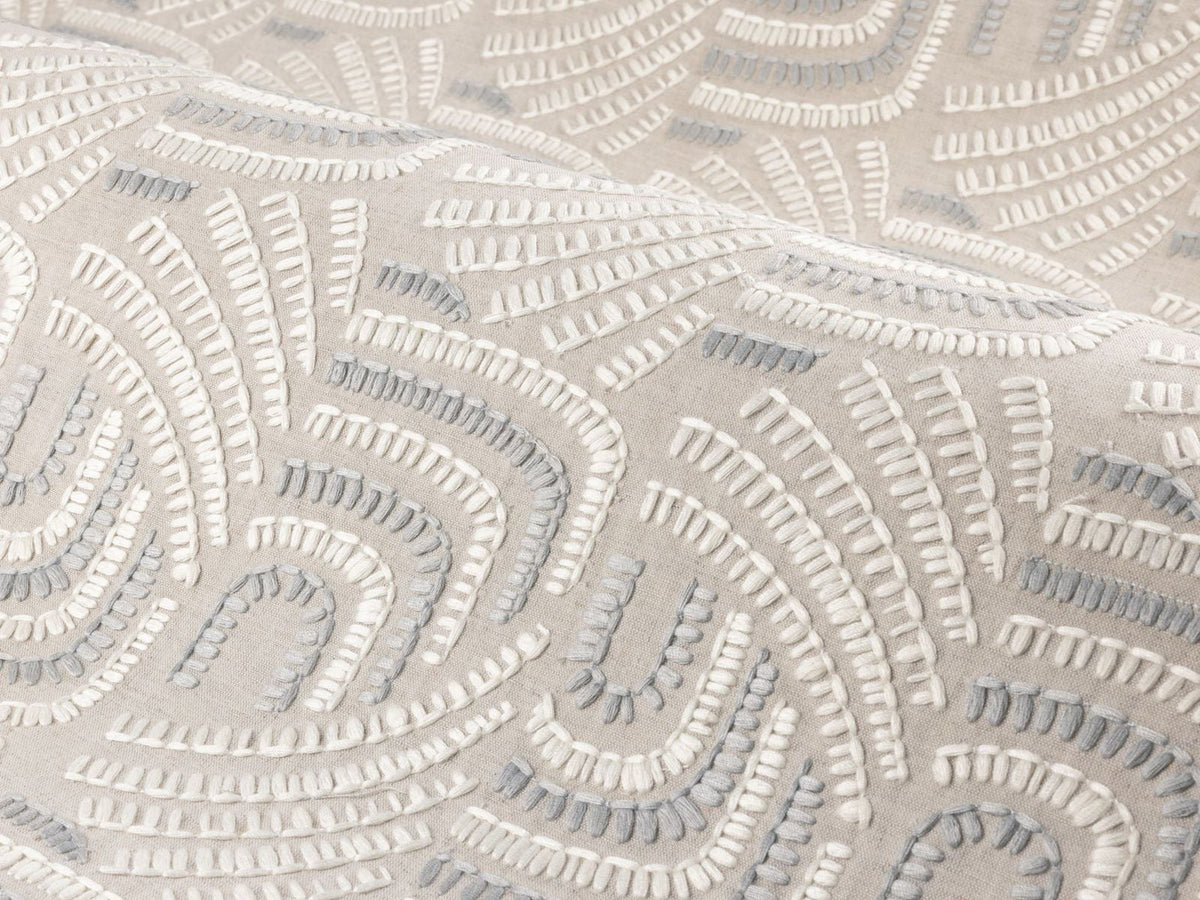 Casamance Mimbeau Piquey 77020265 Pierre bleue craie behang