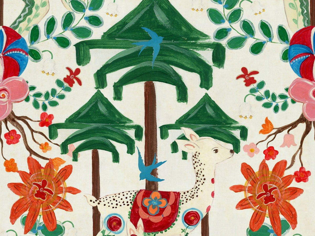 Mind The Gap Transylvanian Rhapsody A Woodland Tale Cream WP20931 Cream behang