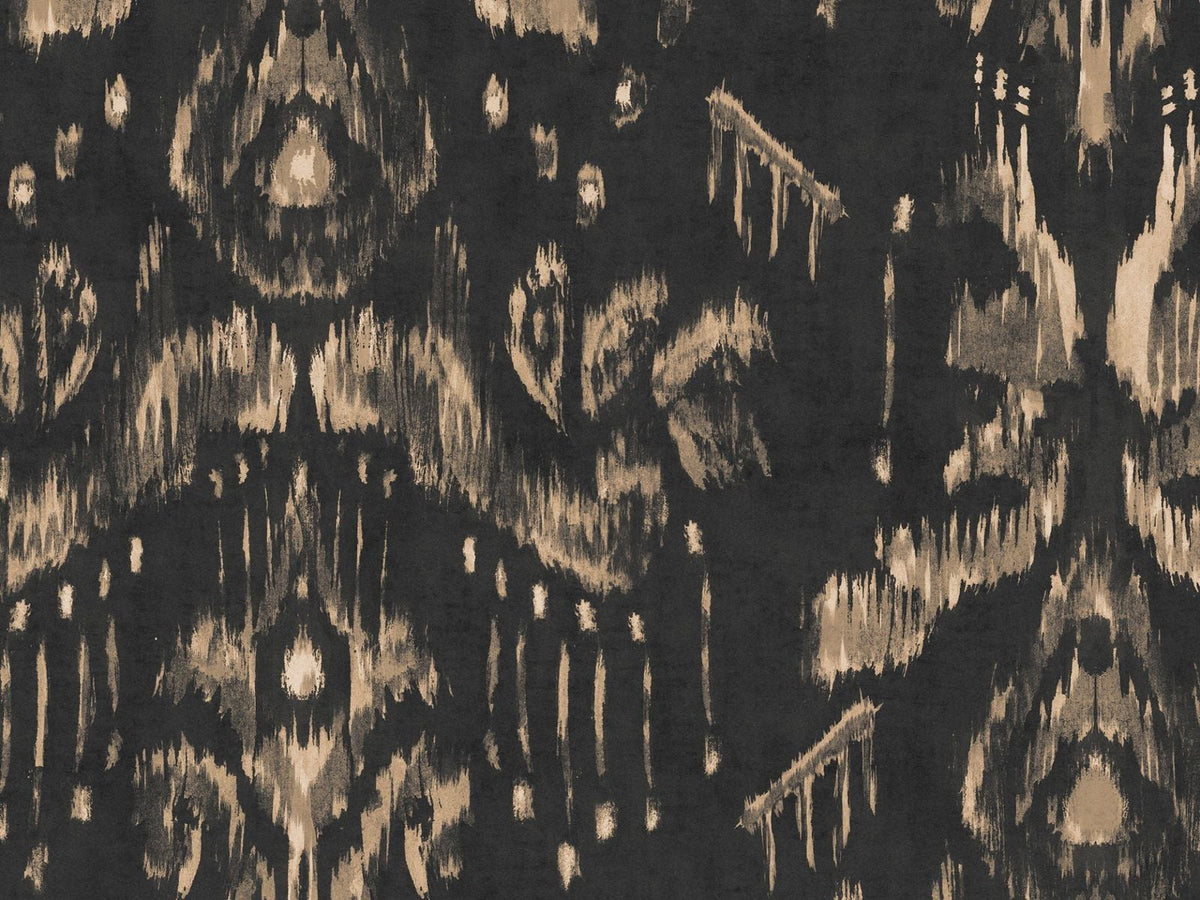 Mind The Gap Transylvanian Rhapsody Ancestral Ikat Anthracite WP30260 Anthracite behang