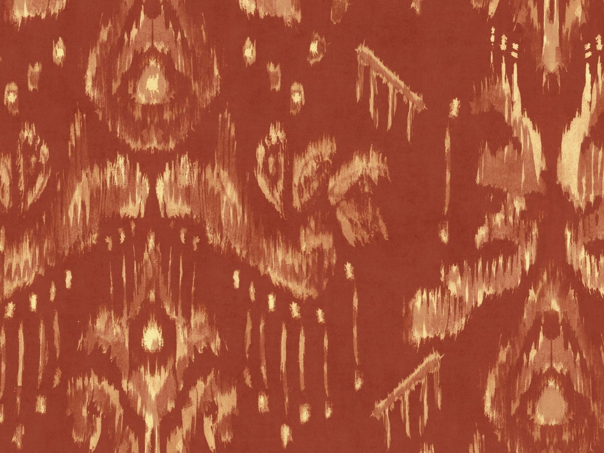 Mind The Gap Transylvanian Rhapsody Ancestral Ikat Copper WP30262 Copper behang