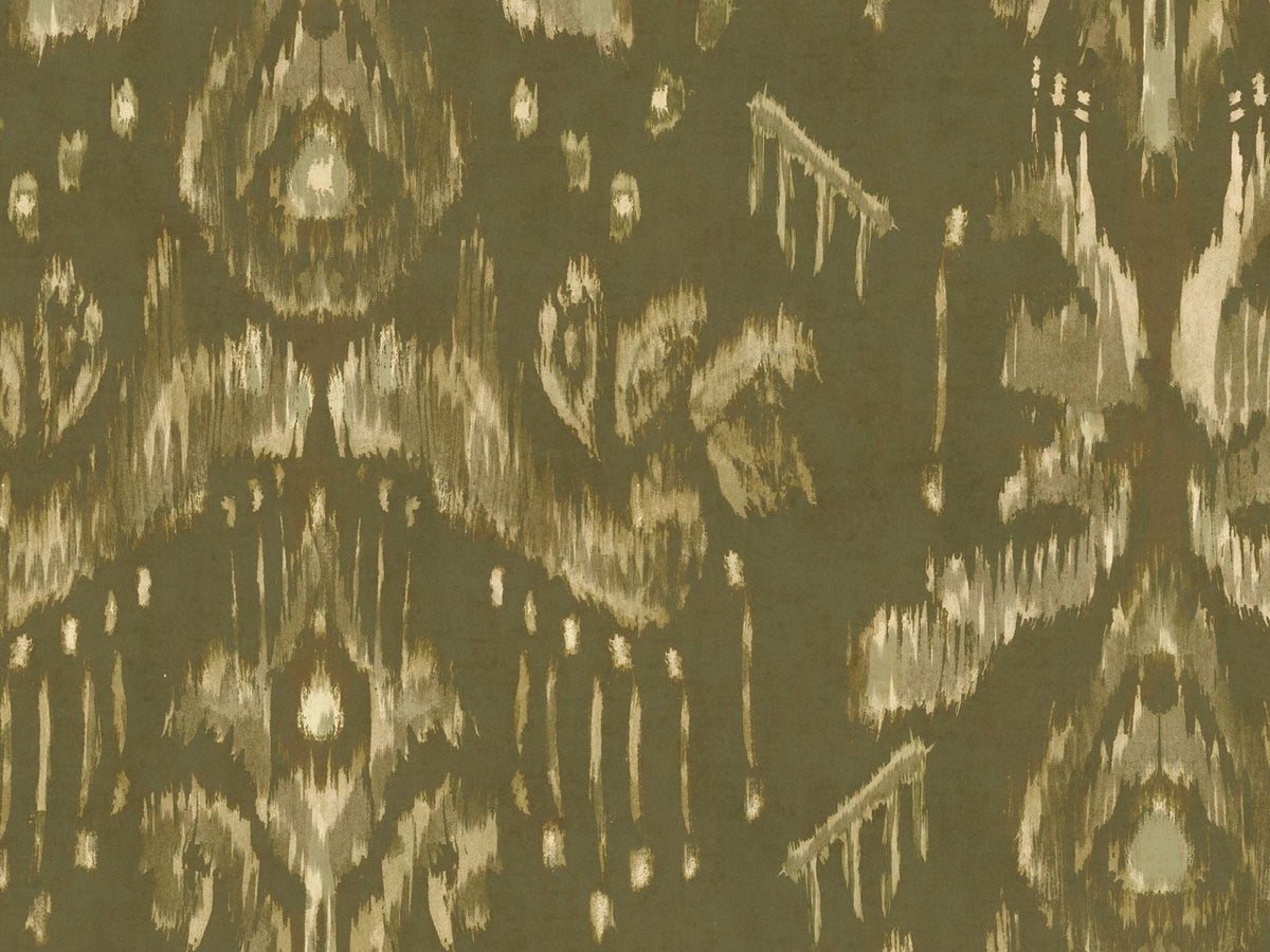 Mind The Gap Transylvanian Rhapsody Ancestral Ikat Sage WP30261 Sage behang