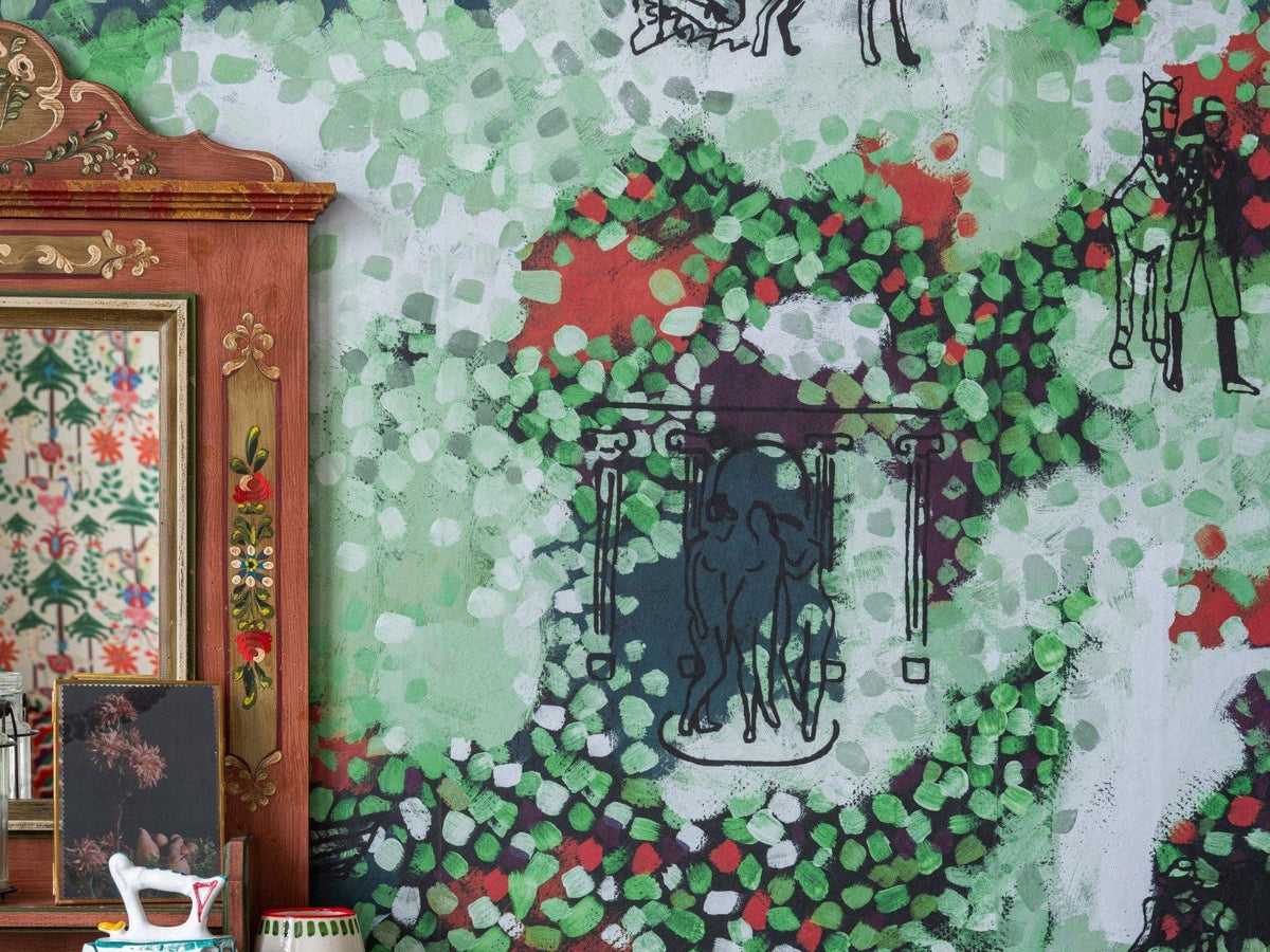 Mind The Gap Transylvanian Rhapsody Castle's Garden WP20924 Garden behang