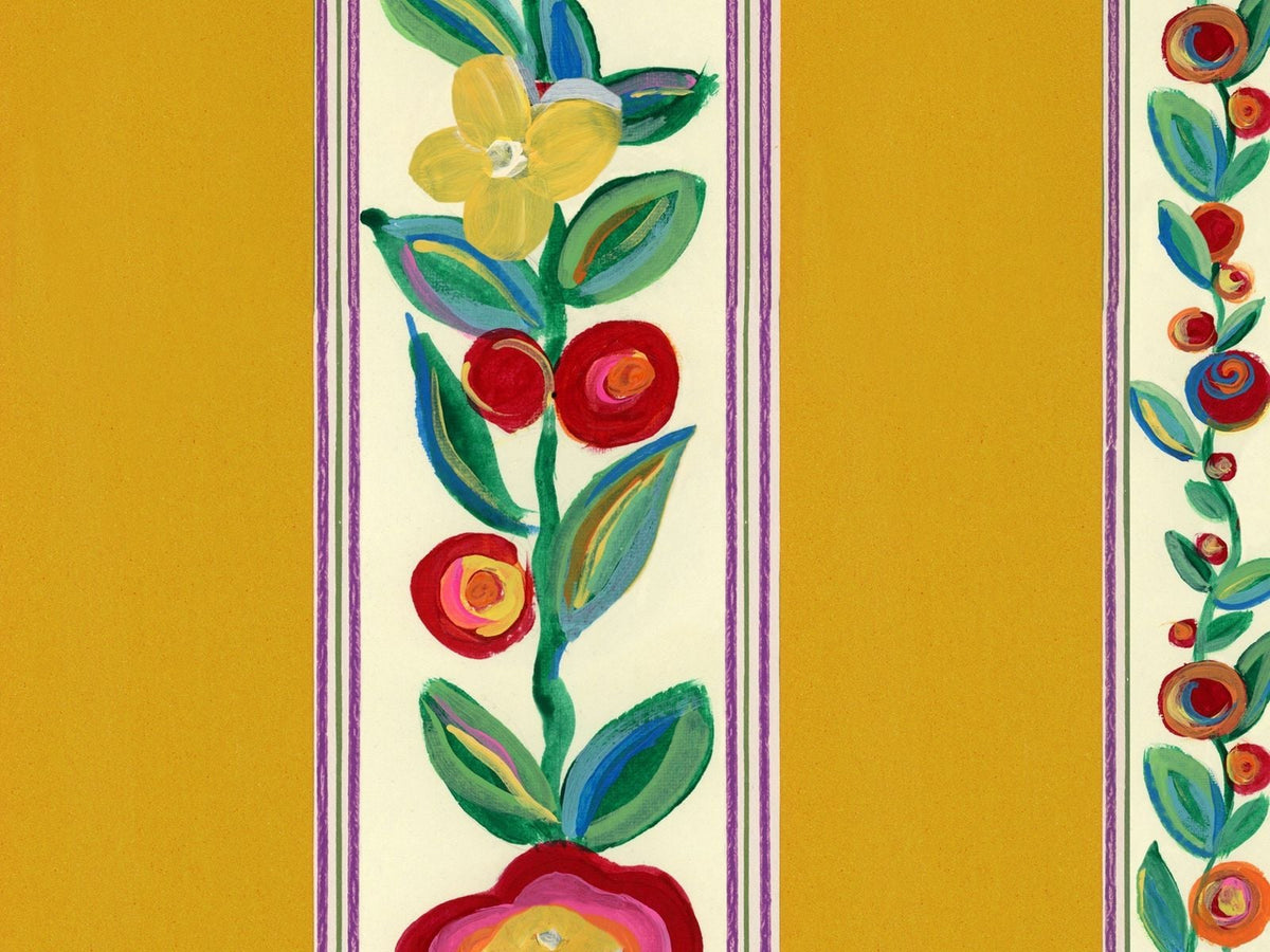 Mind The Gap Transylvanian Rhapsody Dainty Flowering Golden WP20940 Golden behang